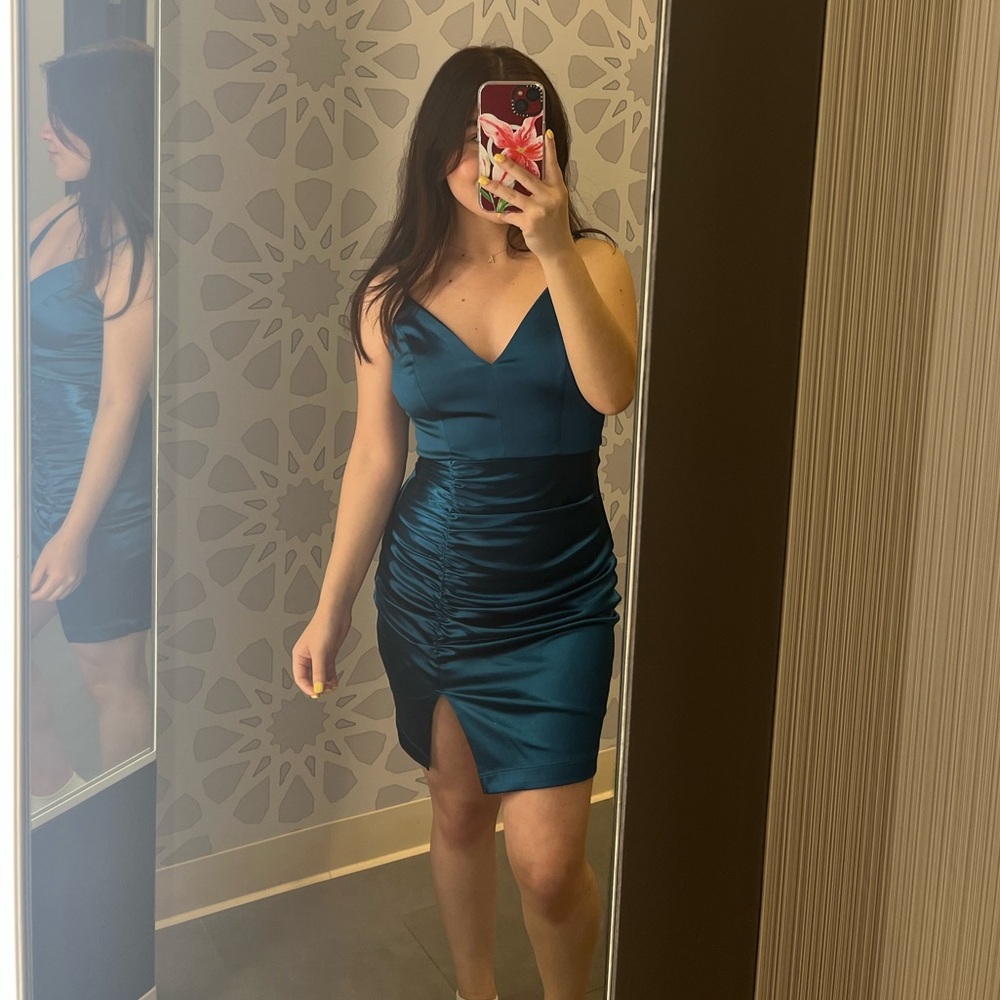 Honey and Rosie Teal Dress
